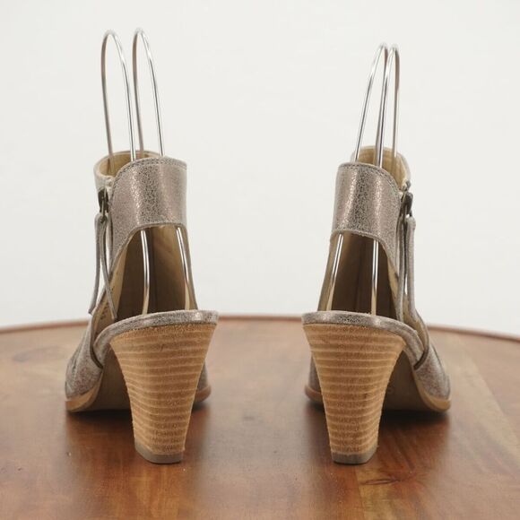 Paul Green Womens Cayanne Open Toe Heeled Sandals Silver Leather 5.5 US / 3 UK - Picture 7 of 11